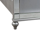 New Classic Furniture Valentino King Upholstered Lighted Bed in Silver - Golden Linens & Furniture (PA)* 