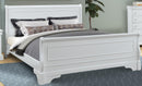 New Classic Furniture Versaille Full Sleigh Bed in White - Golden Linens & Furniture (PA)* 