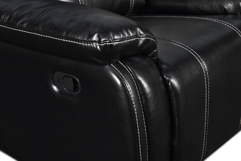 New Classic Fusion Swivel Glider Recliner in Black