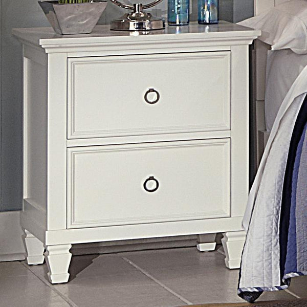 New Classic Tamarack 2-Drawer Nightstand in White image