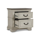 ANASTASIA NIGHTSTAND - ANT. WHITE