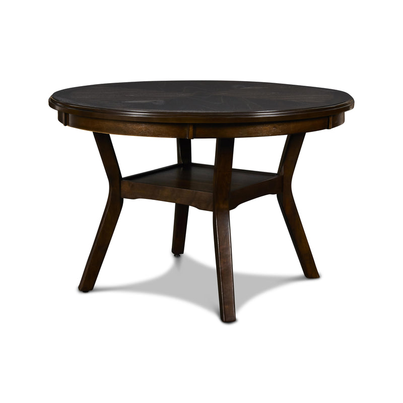 GIA ROUND DINING 5 PC SET - CHERRY