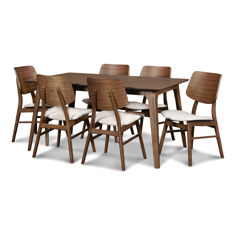 OSCAR 60" RECTANGLE TABLE - WALNUT