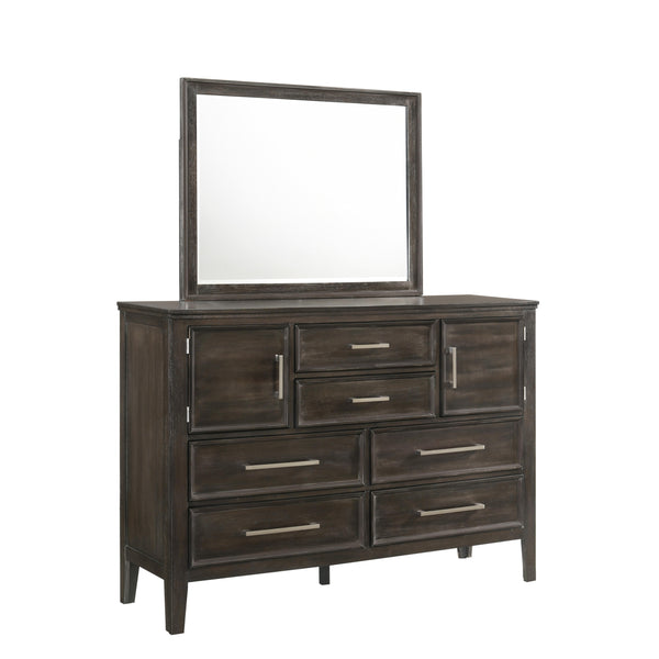 ANDOVER MIRROR-NUTMEG
