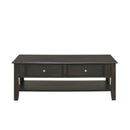 EVANDER COFFEE TABLE WITH DRAWER-ESPRESSO