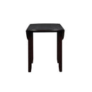 GIA 42" DINING DROP LEAF TABLE W/2 CHAIRS-EBONY