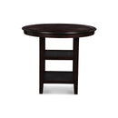 GIA ROUND COUNTER DINING 5 PC SET-EBONY