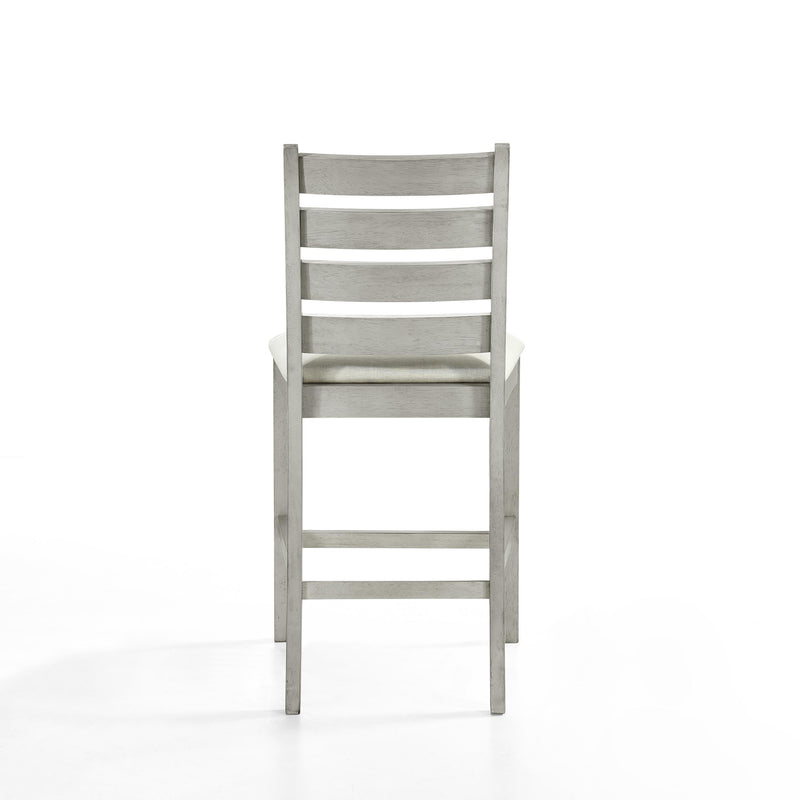 PASCAL LADDERBACK COUNTER CHAIR (2 Per Carton)-DRIFTWOOD