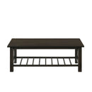 VESTA COFFEE TABLE & 2 END TABLE SET-ESPRESSO