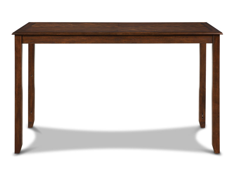 AMY 60" COUNTER TABLE+CHAIRS W/STG (5 PC) -CHERRY