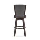 DIVA 30" SWIVEL BAR STOOL-GLITTER GRAY