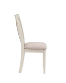 HUDSON 60" RECTANGLE DINING TABLE & 4 CHAIR S-BROWN/CREME