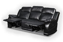 VEGA DUAL RECLINER SOFA - PREMIER BLACK