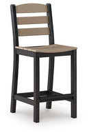 Shoreline Beach Outdoor Counter Table and 2 Barstools