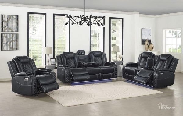 Power Reclining Sofa and Loveseat (with built in speaker