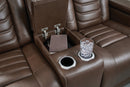 High Impact Power Reclining Loveseat with Console