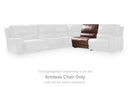 DeepWakes Reclining Sectional with Storage Console