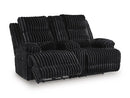 Rhine Falls Reclining Loveseat with Console