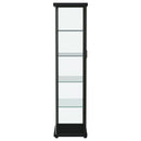 Aero Curio Cabinet with LED Lighting