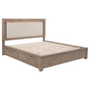 Kenora Panel Platform Storage Bed with LED Lighting