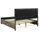 Kauffman Panel Platform Storage Bed