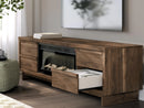 Zadilyn 72" TV Stand with Electric Fireplace