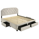 Marianna Panel Platform Storage Bed