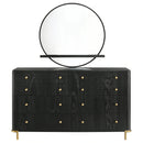 Arini Dresser with Mirror - Golden Linens & Furniture (PA)* 