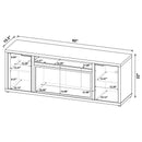 Fuller TV Stand Fireplace Console