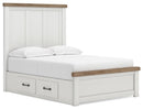 Ashley Savonport Full Panel Bed with Storage