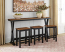 Wildenauer Counter Height Dining Table and 3 Barstools Set