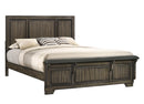 New Classic Furniture Ashland Queen Panel Bed in Rustic Brown