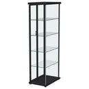 Aero Curio Cabinet with LED Lighting
