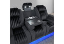 U8000 BLACK PWR REC SOFA/PWR CON REC LOVESEAT/PWR RECLINER W/PHR