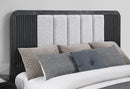 BECKETT WHT/BLK QUEEN BED GROUP