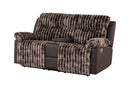 U6028 BROWN CONSOLE RECLINING LOVESEAT