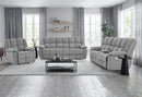 U6000 SMOKE RECLINING SOFA/CONSOLE RECLINING LOVESEAT/GLIDER RECLINER