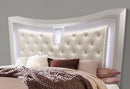 PARIS CHAMPAGNE QUEEN BED WITH LED
