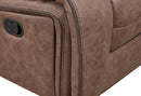 U2250 BROWN CONSOLE RECLINING LOVESEAT