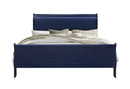 CHARLIE BLUE KING BED WITH LED, DRESSER, MIRROR, NIGHTSTAND